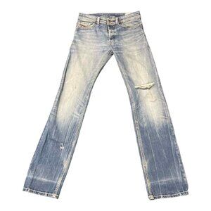 Diesel Safado Jeans Mens 28x32 Blue Distressed Stretch Denim Straight Leg 008C3
